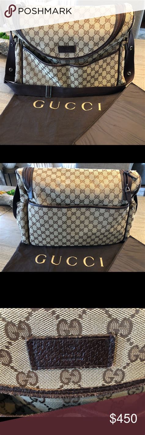 gucci nappy bag prices|authentic gucci diaper bag sale.